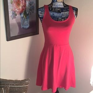 Coral/red sundress